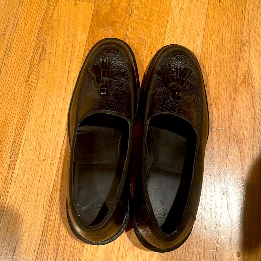 Dr. Marten Favila pebble leather loafers